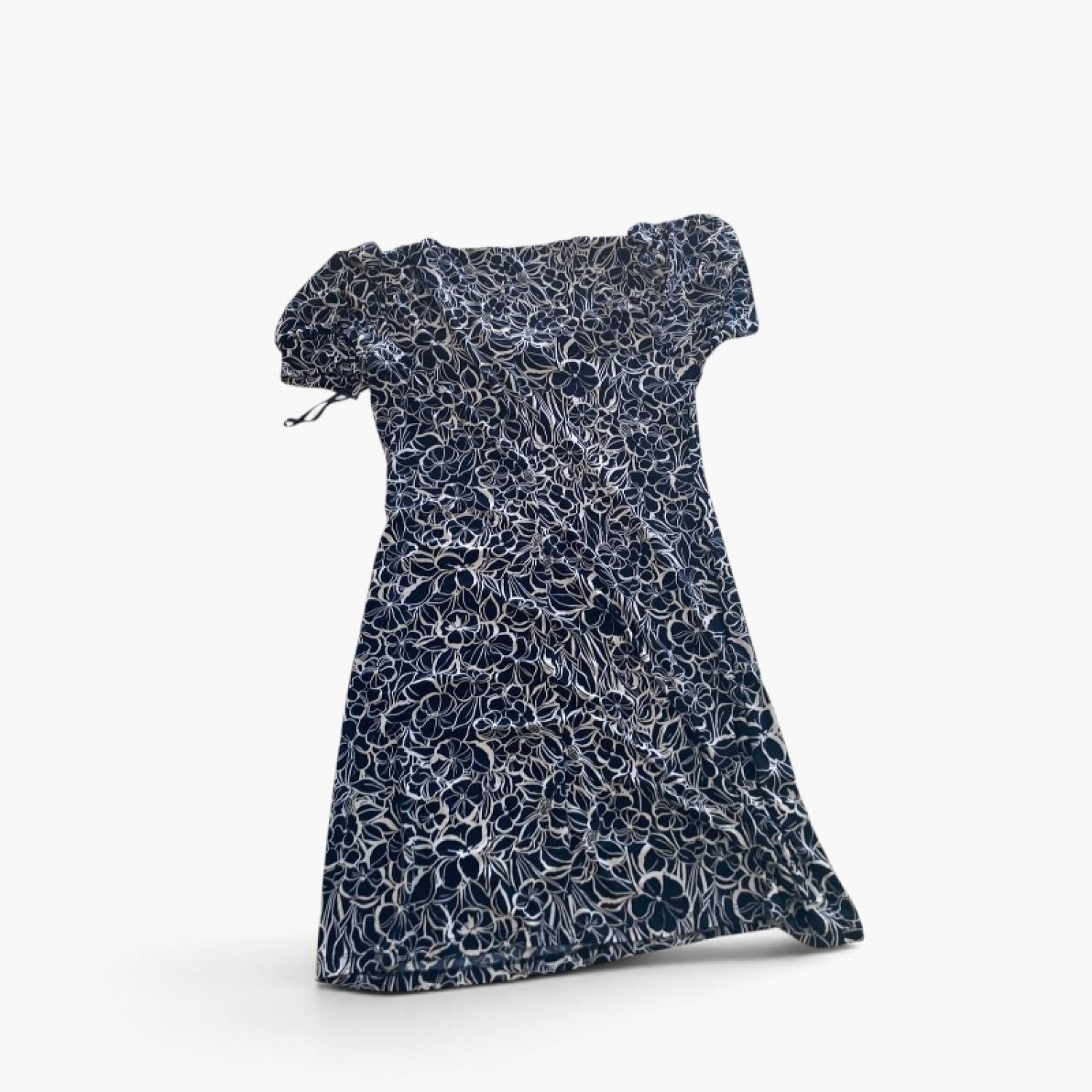 Tommy Hilfiger Navy Floral Print Dress — M / Pre-Owned