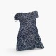 Tommy Hilfiger Navy Floral Print Dress — M / Pre-Owned
