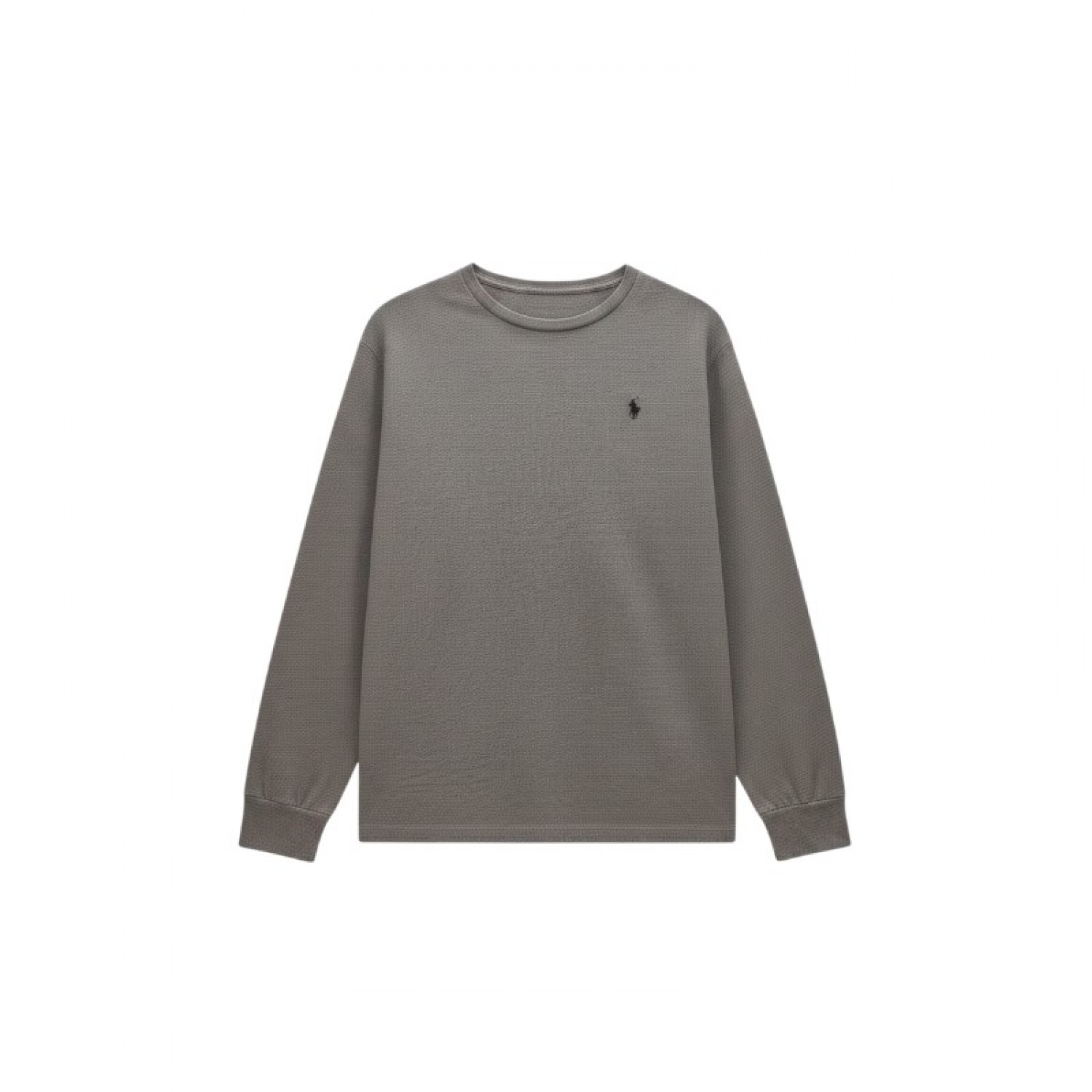 Polo Ralph Lauren Grey Long-Sleeve Crewneck — L / Pre-Owned