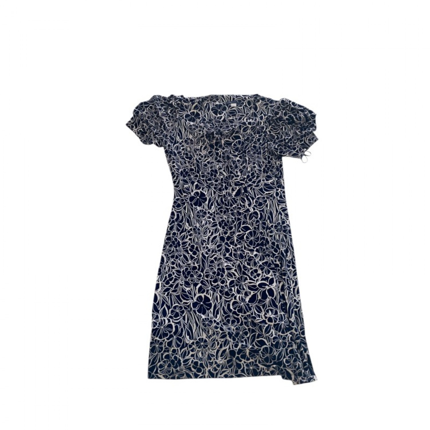 Tommy Hilfiger Navy Floral Print Dress — M / Pre-Owned