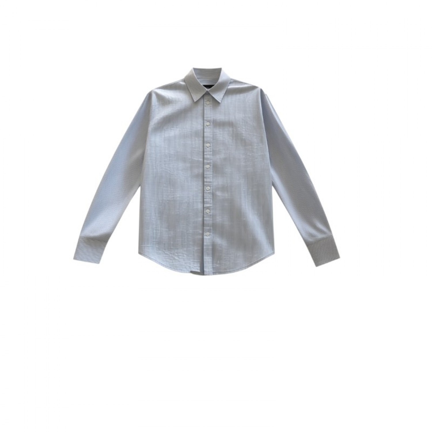Tommy Hilfiger Light Blue Striped Classic Fit Shirt — M / Pre-Owned