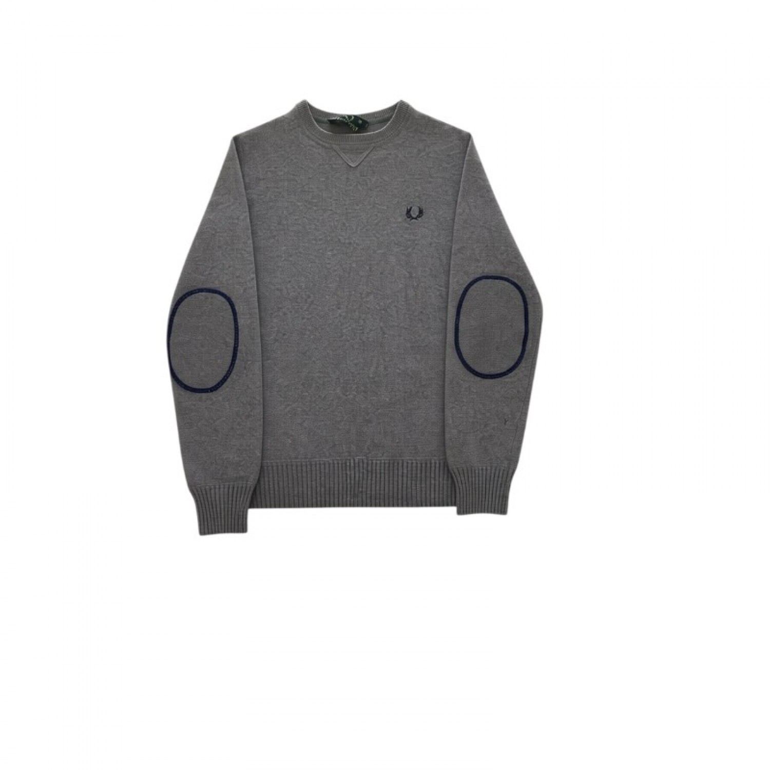 Fred Perry Grey Crewneck Sweater — M / Pre-Owned
