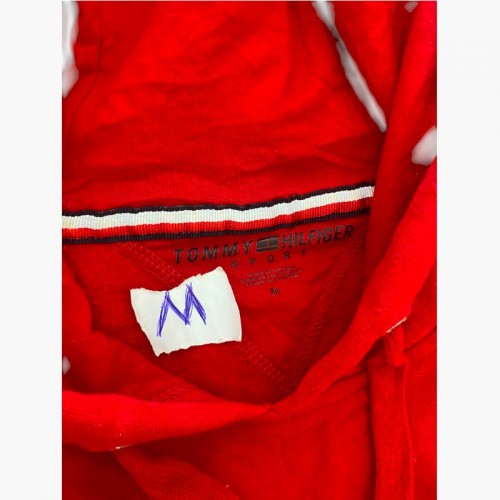 Tommy Hilfiger Sport Red Hoodie — M / Pre-Owned