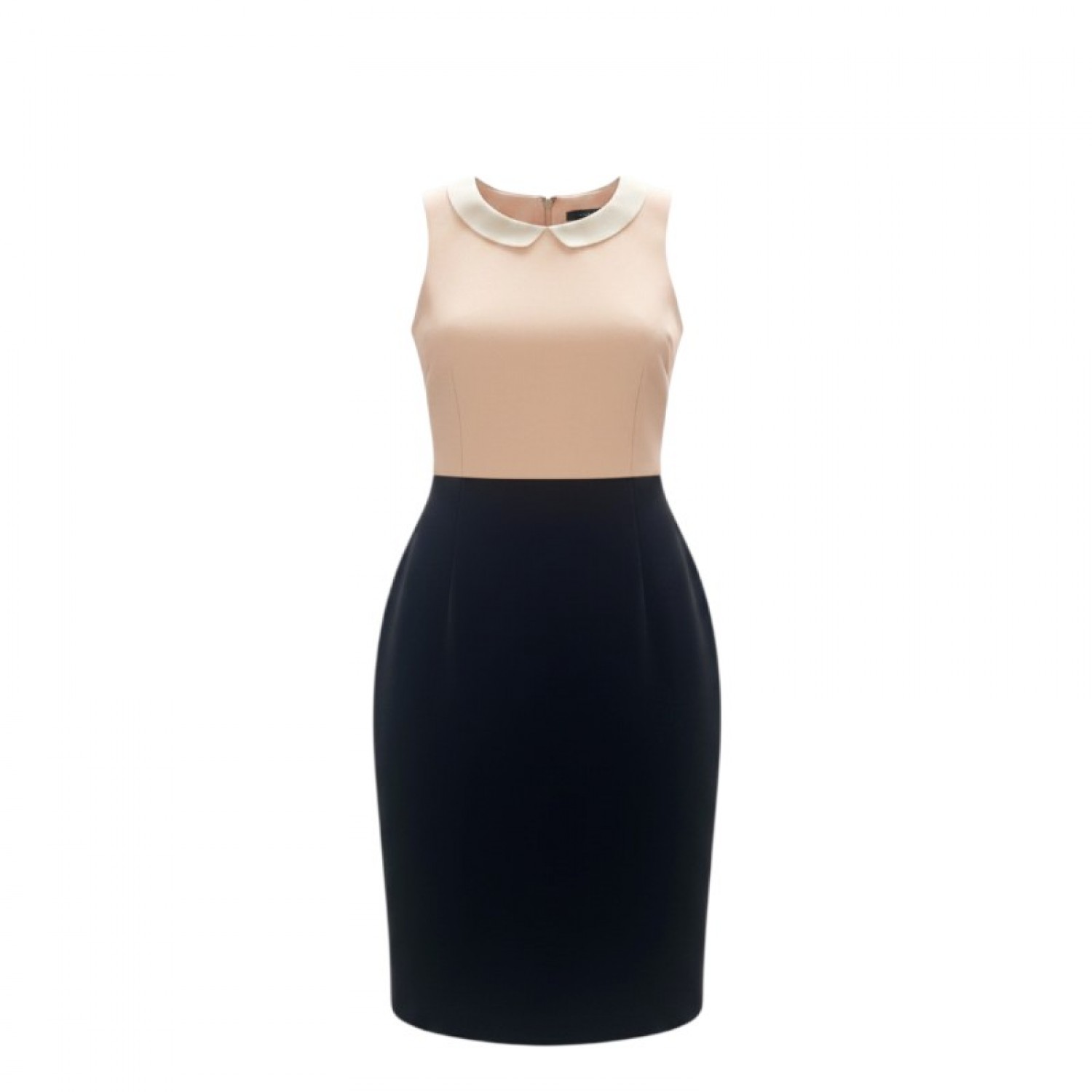 Tommy Hilfiger Blush Pink & Navy Sleeveless Dress — M / Pre-Owned