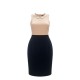 Tommy Hilfiger Blush Pink & Navy Sleeveless Dress — M / Pre-Owned