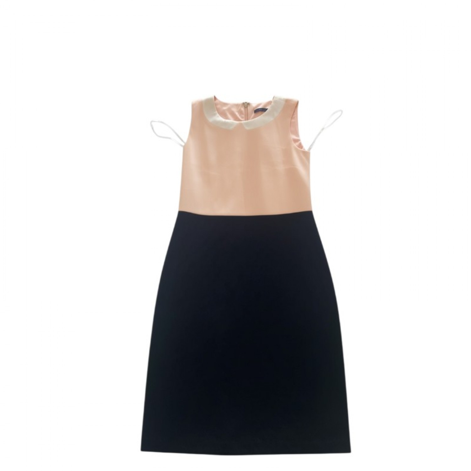 Tommy Hilfiger Blush Pink & Navy Sleeveless Dress — M / Pre-Owned