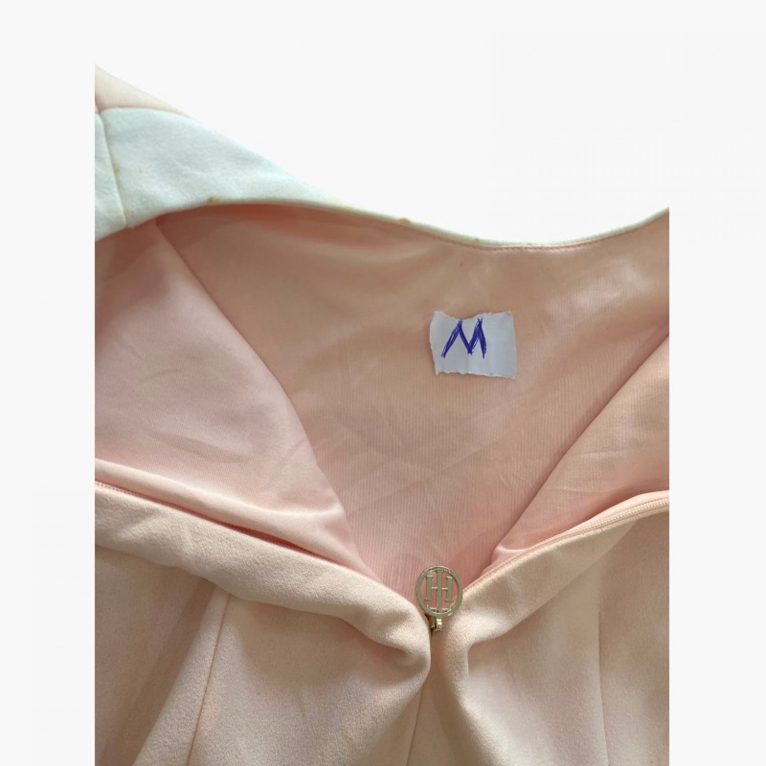 Tommy Hilfiger Blush Pink & Navy Sleeveless Dress — M / Pre-Owned