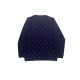 Tommy Hilfiger Navy Polka Dot V-Neck Sweater / Pre-Owned