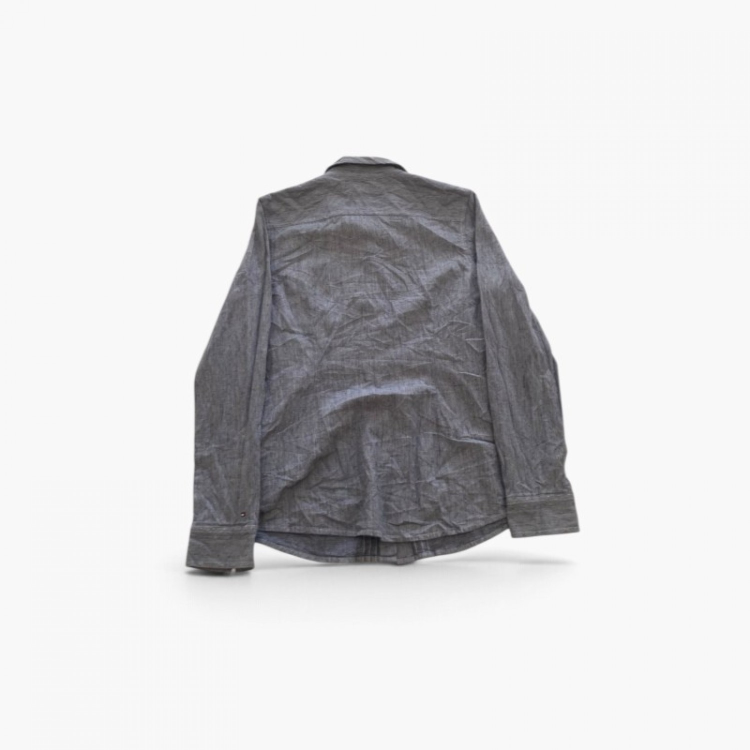 Tommy Hilfiger Grey Button-Up Shirt — Size M / Pre-Owned