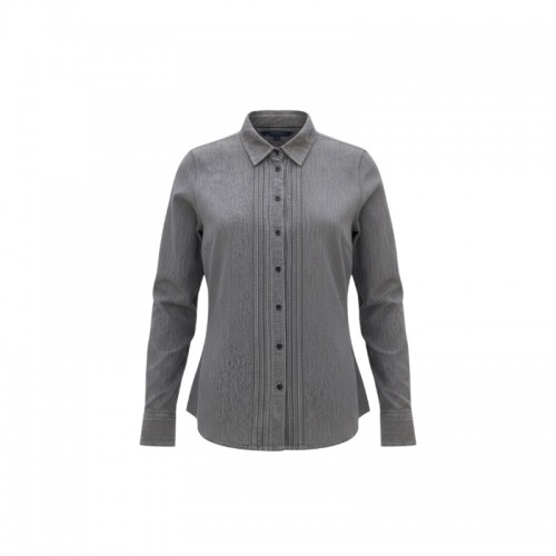 Tommy Hilfiger Grey Button-Up Shirt — Size M / Pre-Owned