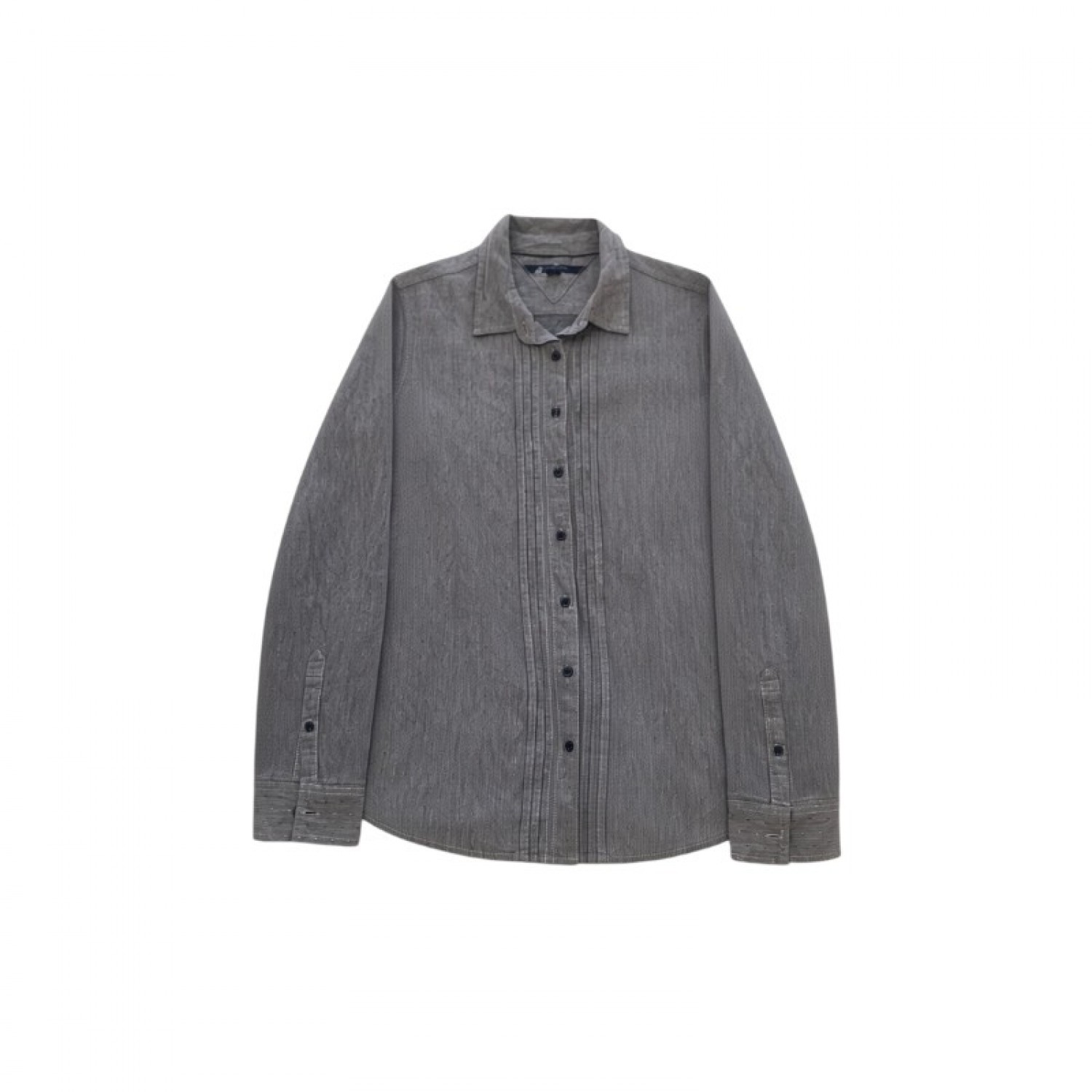 Tommy Hilfiger Grey Button-Up Shirt — Size M / Pre-Owned