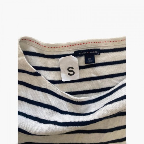 Tommy Hilfiger Striped Boat Neck Top — Size S / Pre-Owned