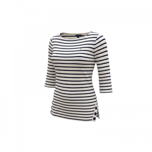 Tommy Hilfiger Striped Boat Neck Top — Size S / Pre-Owned