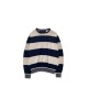 Tommy Hilfiger Navy & Cream Striped Sweater — Size M / Pre-Owned