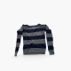Hollister Striped Crewneck Sweater — Size M / Pre-Owned
