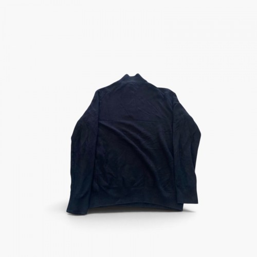 Tommy Hilfiger Navy Quarter-Zip Sweater — Size L / Pre-Owned