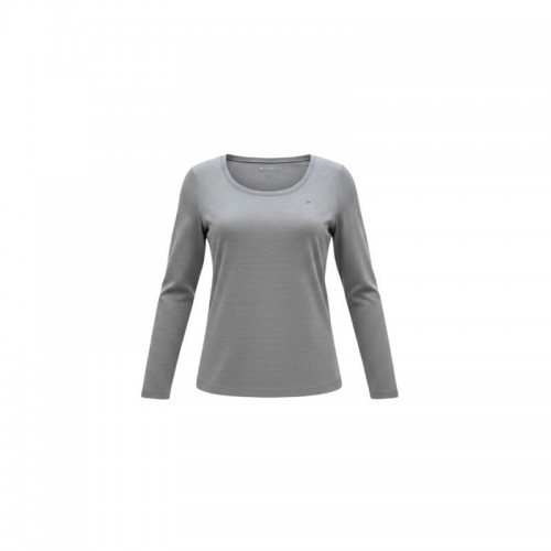 Tommy Hilfiger Grey Long-Sleeve Top — Size L / Pre-Owned