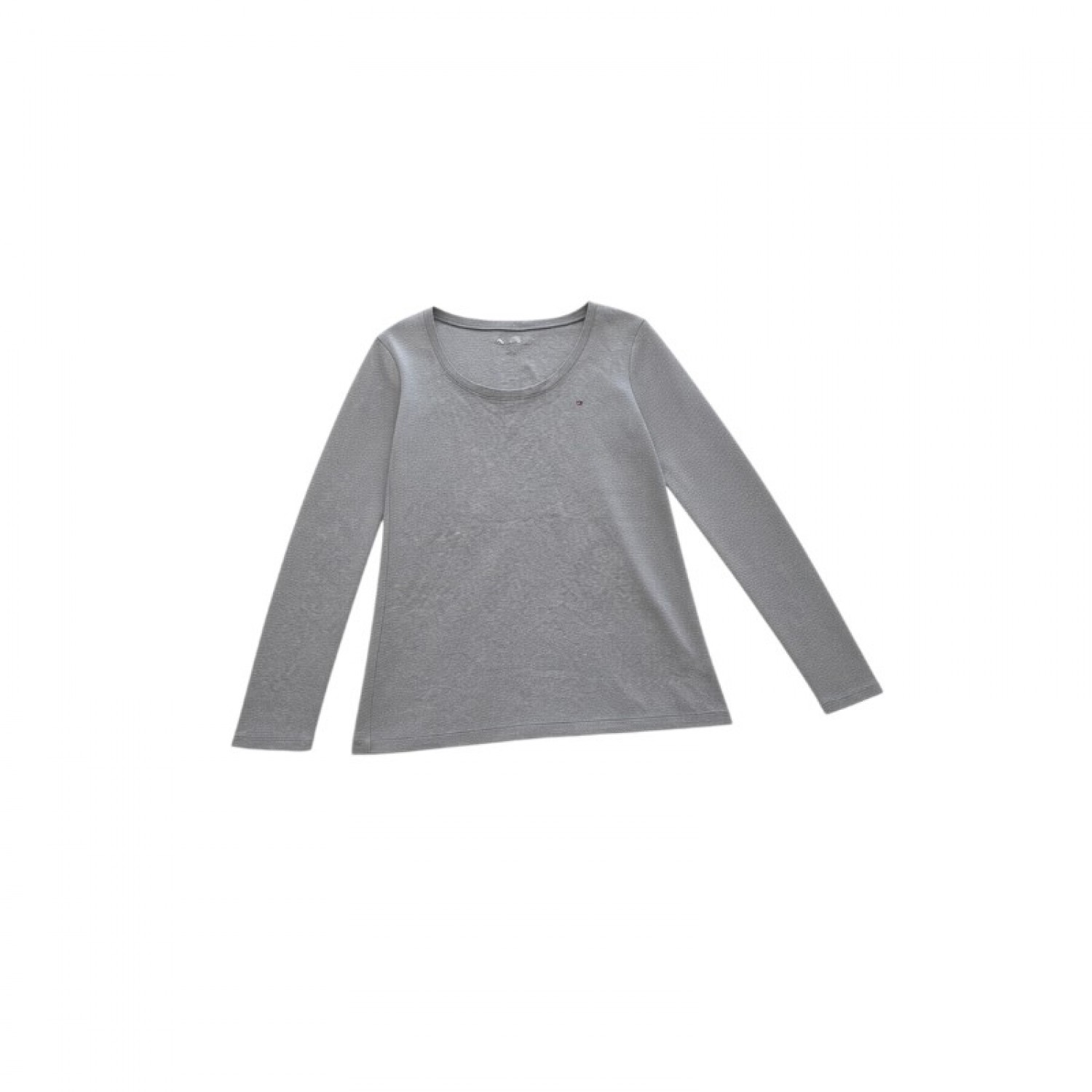 Tommy Hilfiger Grey Long-Sleeve Top — Size L / Pre-Owned