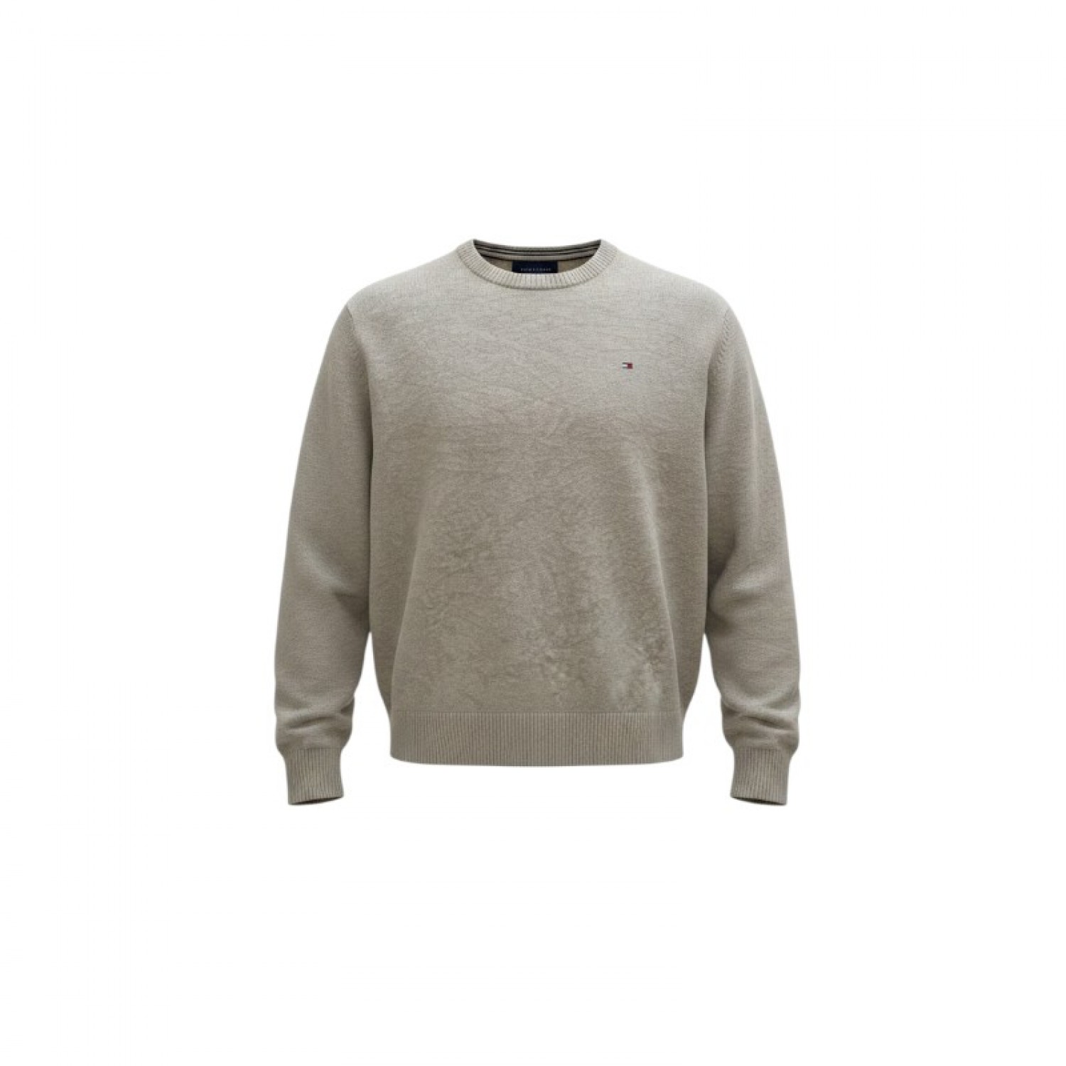 Tommy Hilfiger Beige V-Neck Sweater — Size L / Pre-Owned