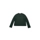 Green Button-Neck Knit Sweater — Size M / Pre-Owned