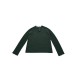Green Button-Neck Knit Sweater — Size M / Pre-Owned