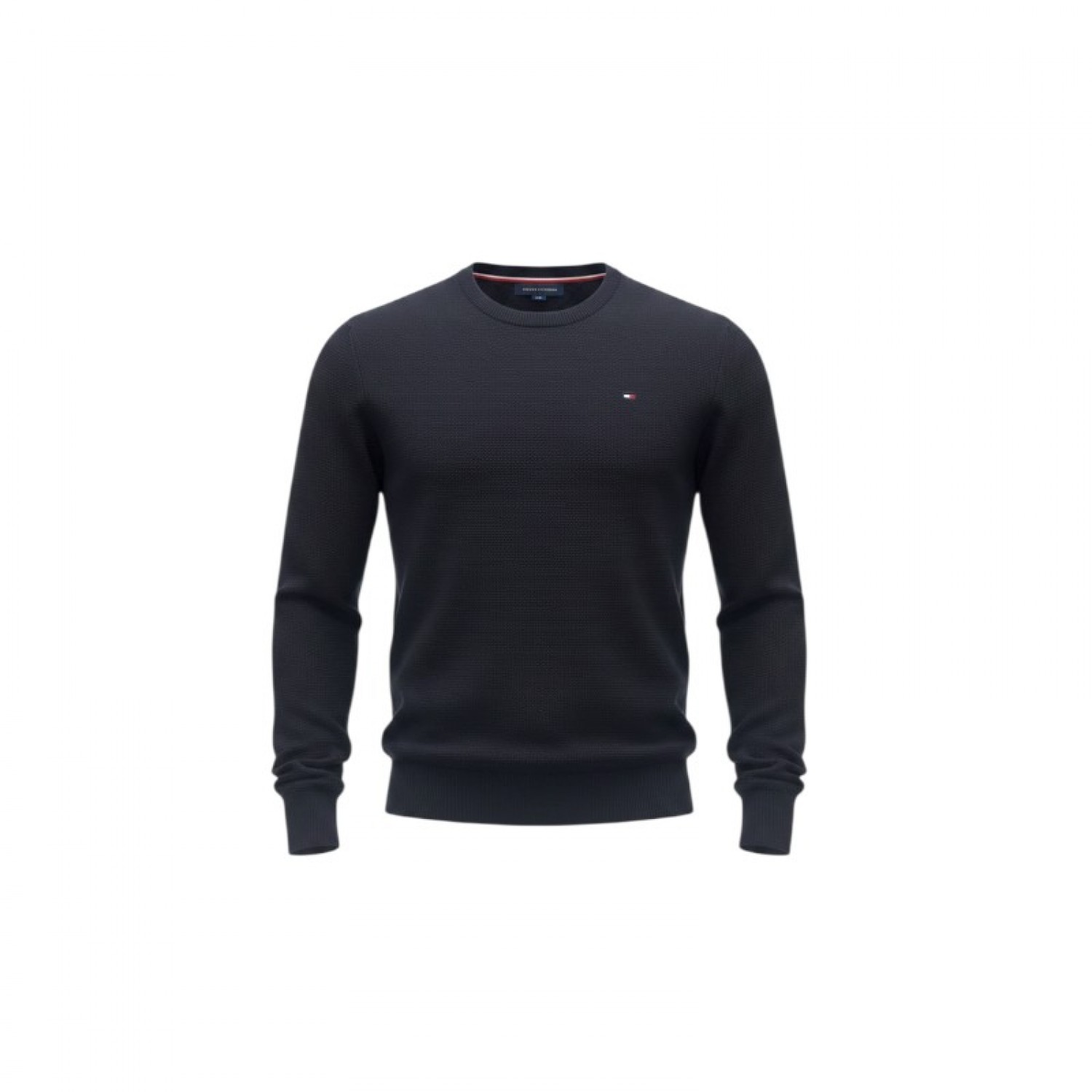 Tommy Hilfiger Black Crewneck Sweater — Size L / Pre-Owned