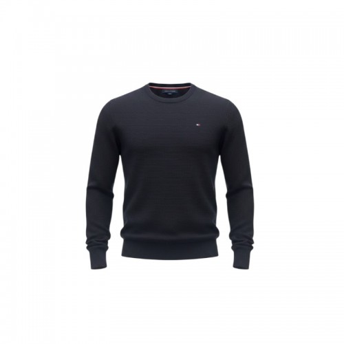 Tommy Hilfiger Black Crewneck Sweater — Size L / Pre-Owned