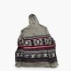 American Eagle Grey Southwestern Hooded Sweater — Size L / Pre-Owned