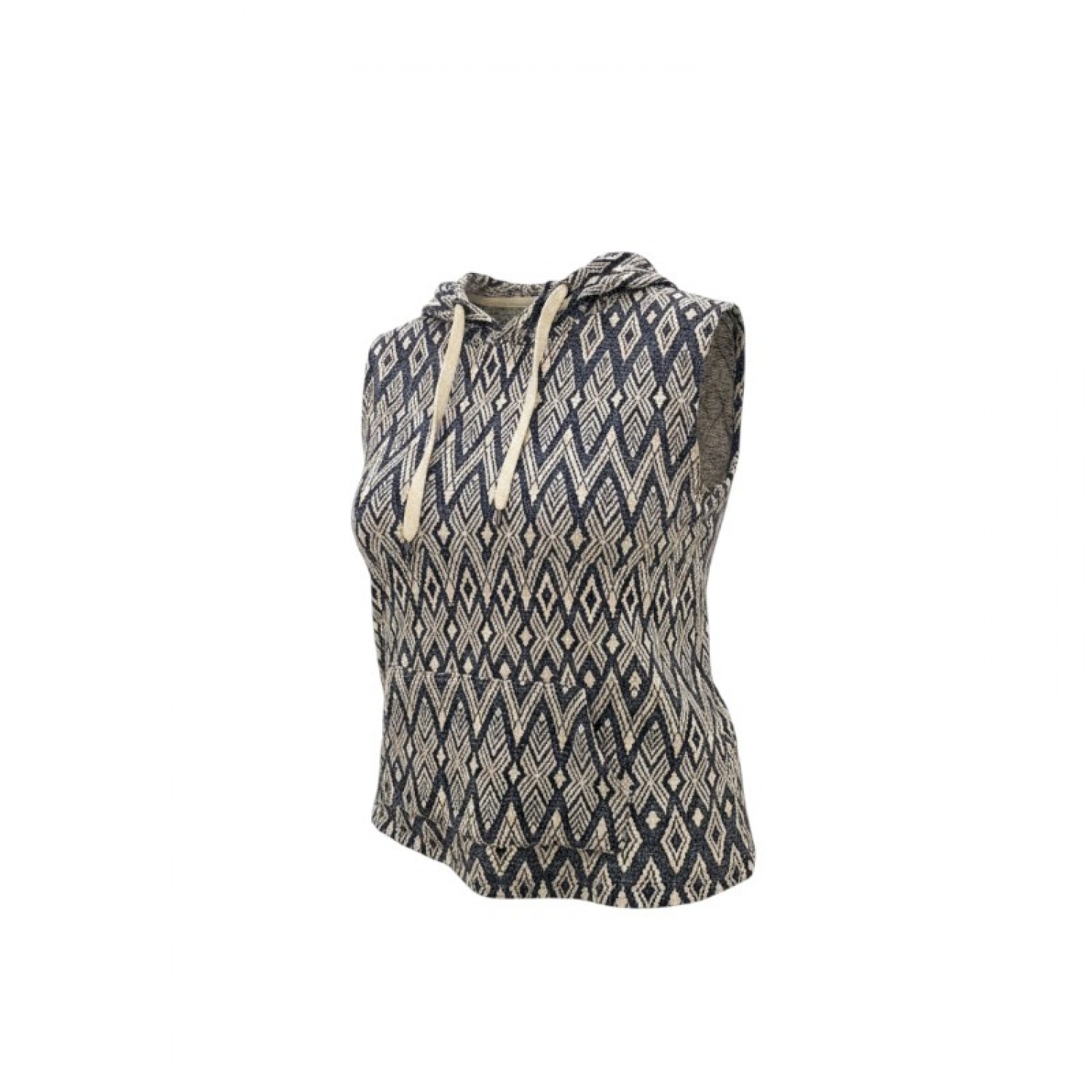 American Eagle Geometric Sleeveless Hooded Knit — Size S / Pre-Owned