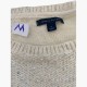 Tommy Hilfiger Cream Textured Crewneck Sweater / Pre-Owned