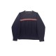 Tommy Hilfiger Navy Crewneck Stripe Sweater — Size S / Pre-Owned