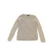 Tommy Hilfiger Cream Textured Crewneck Sweater / Pre-Owned