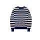 Tommy Hilfiger Blue & White Striped Crewneck Sweater — Size S / Pre-Owned