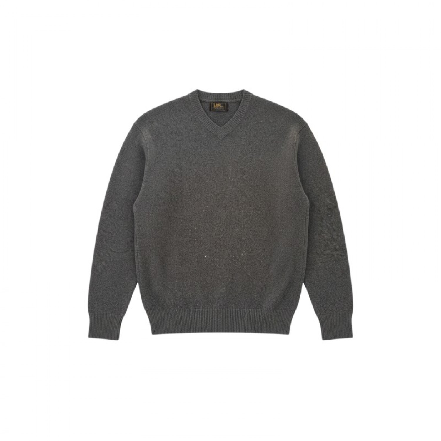Lee Grey V-Neck Sweater — Size XL / Pre-Owned