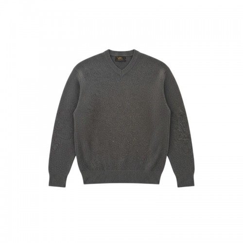 Lee Grey V-Neck Sweater — Size XL / Pre-Owned