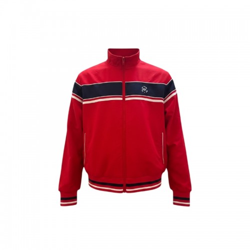 Sergio Tacchini — κόκκινη track jacket — XL / Pre-Owned
