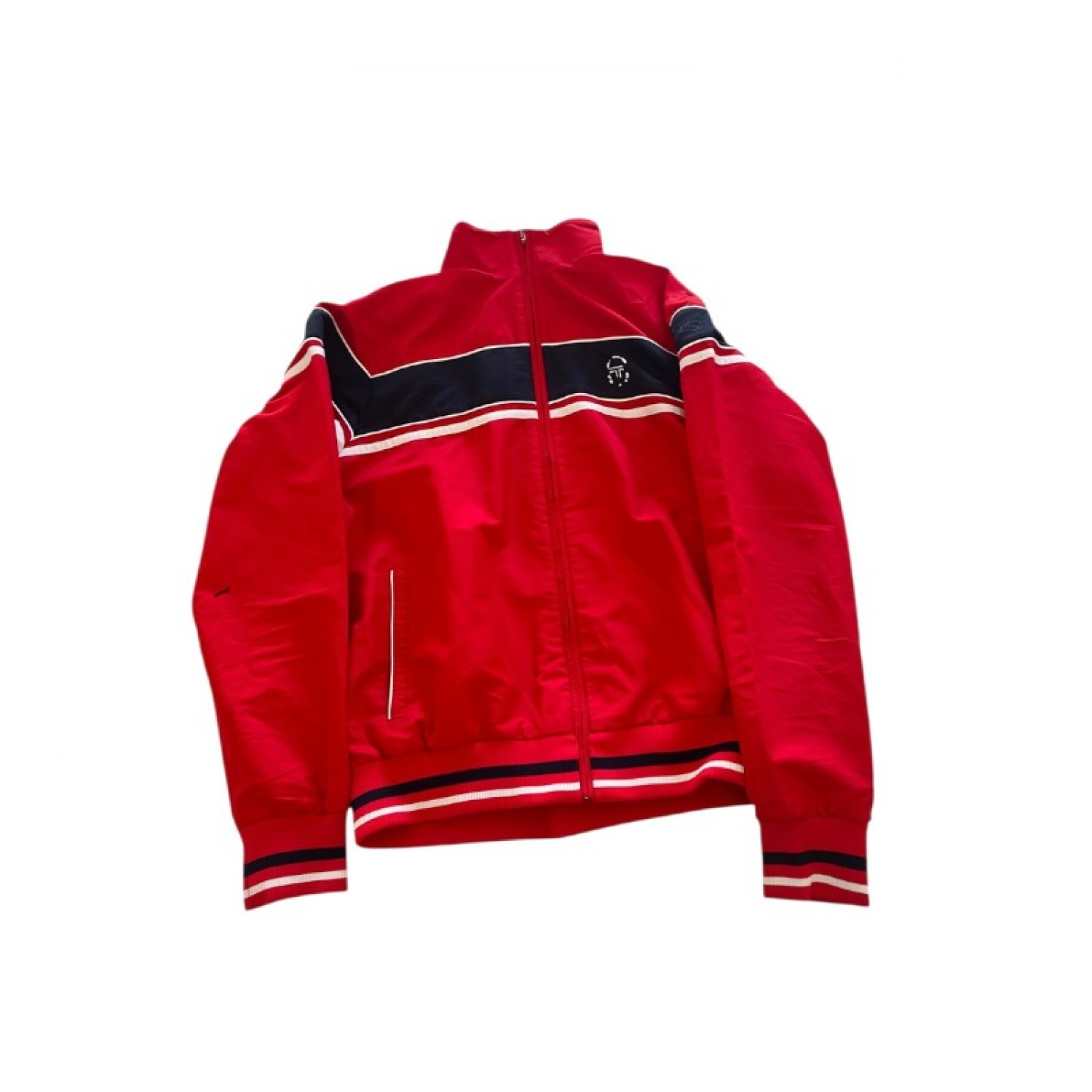 Sergio Tacchini — κόκκινη track jacket — XL / Pre-Owned