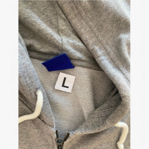 Champion — γκρι zip hoodie — L / Pre-Owned