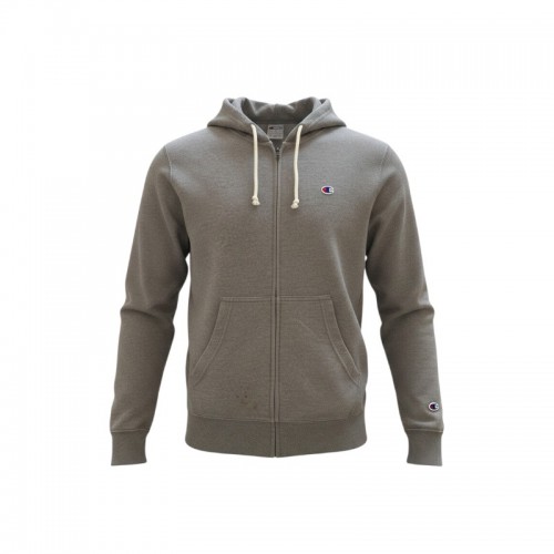 Champion — γκρι zip hoodie — L / Pre-Owned