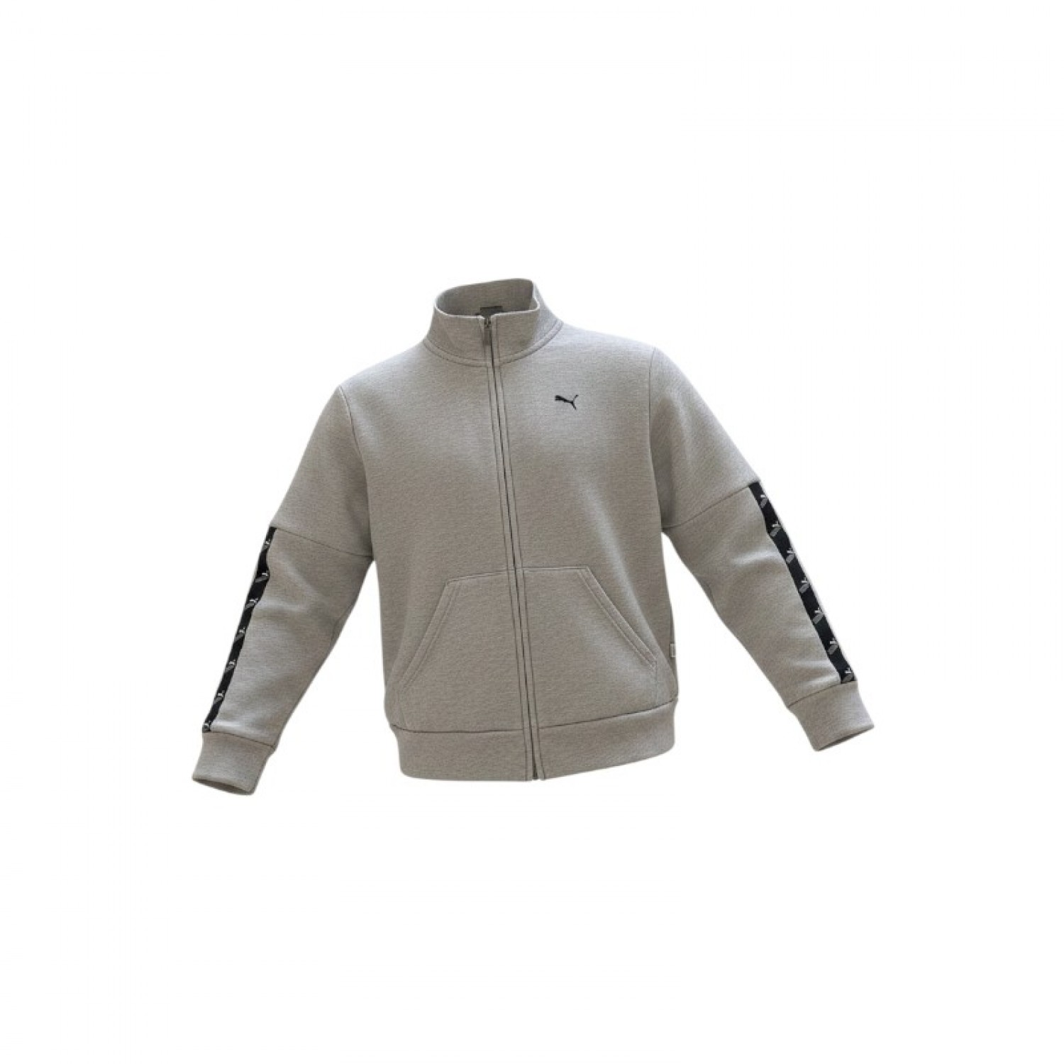 Puma — γκρι zip jacket — M / Pre-Owned