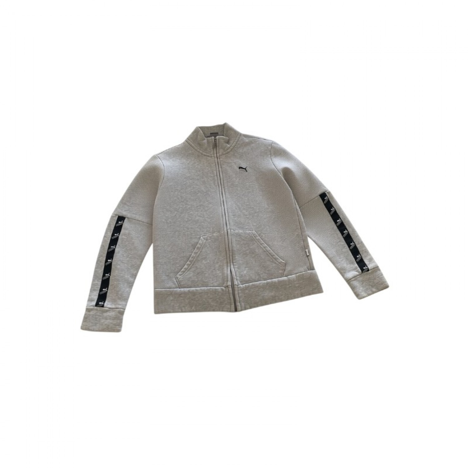 Puma — γκρι zip jacket — M / Pre-Owned