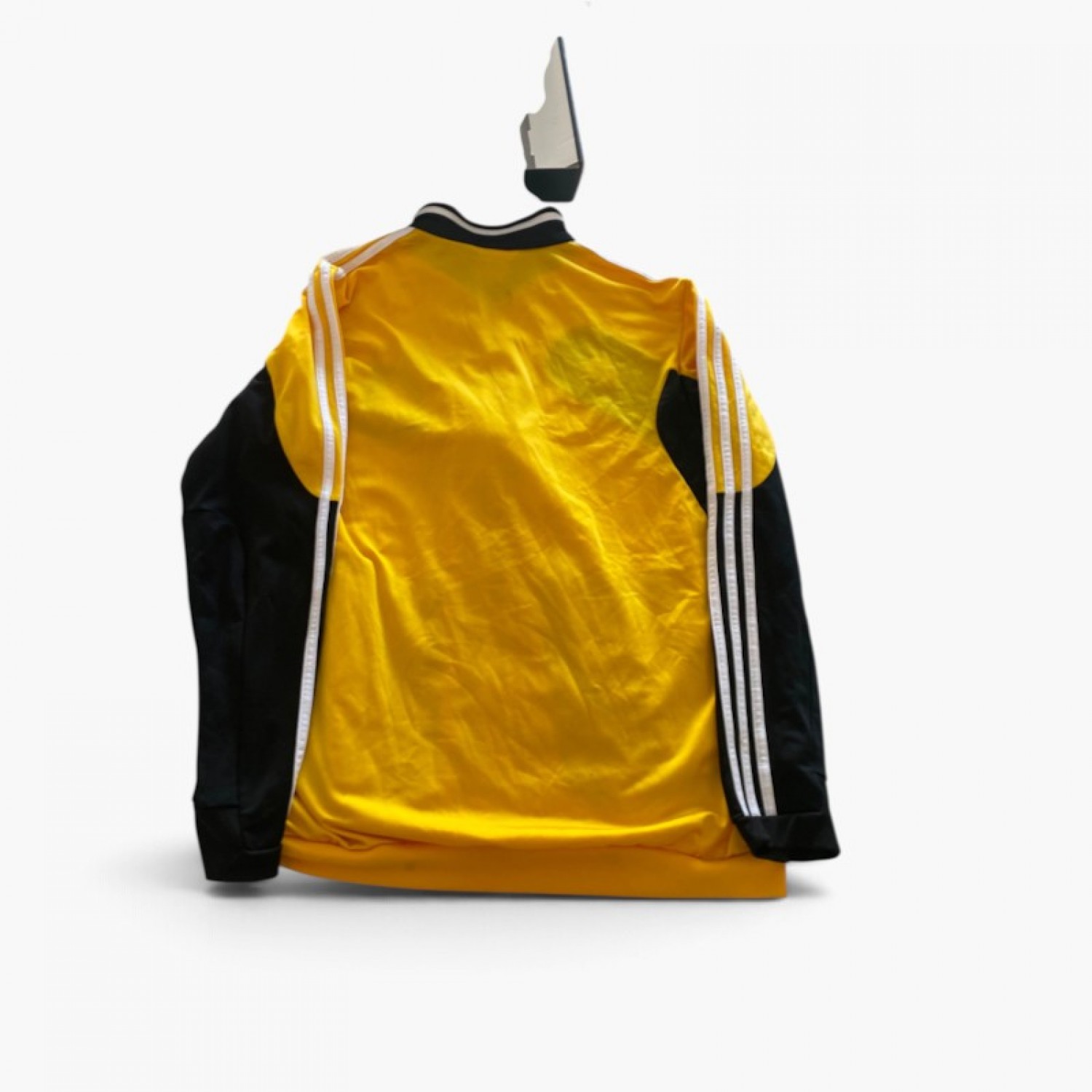 Adidas — κίτρινο/μαύρο track jacket — XL / Pre-Owned