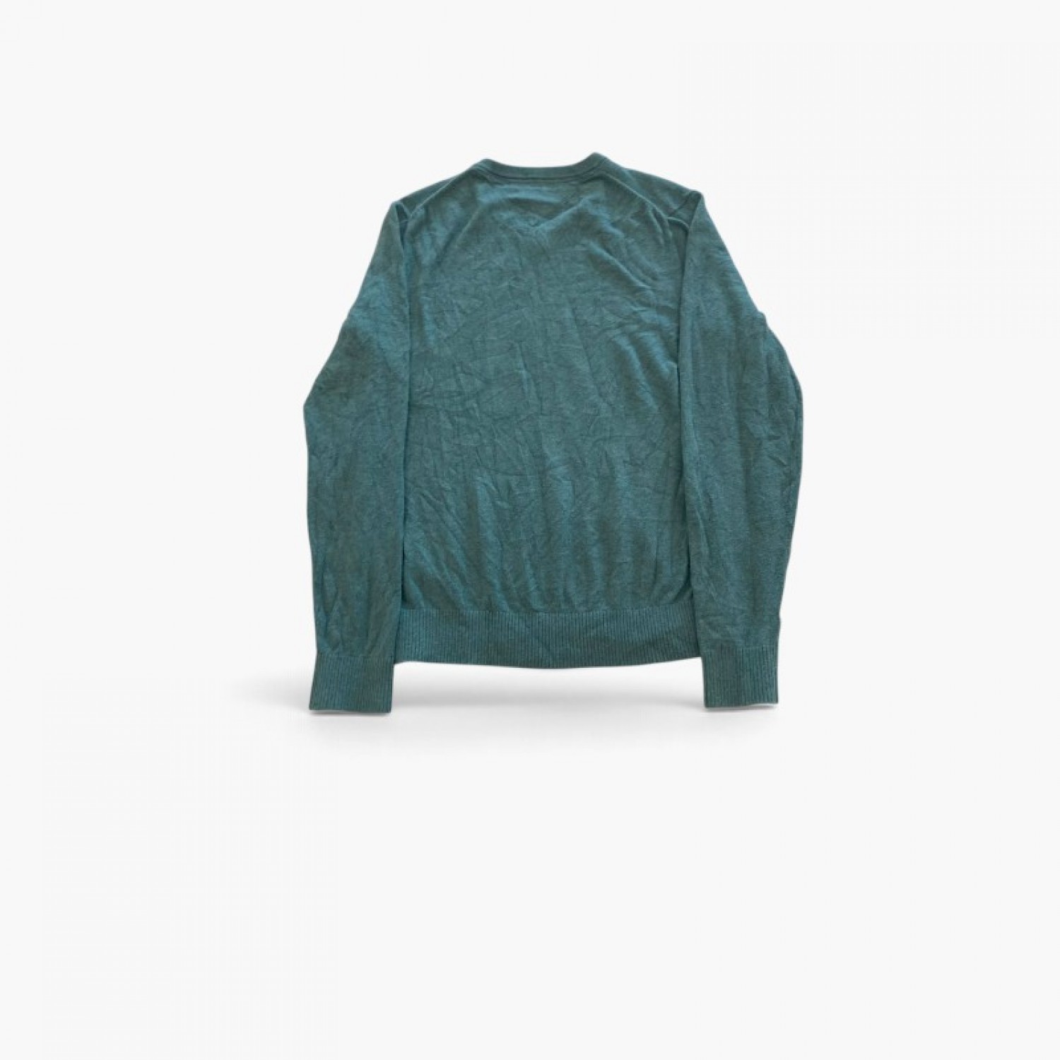 Tommy Hilfiger S Πράσινο/teal V-neck sweater / Pre-Owned