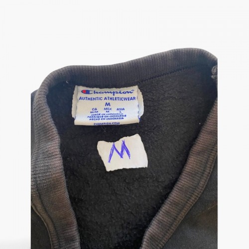 Champion M Μαύρο fleece crewneck sweatshirt / Pre-Owned