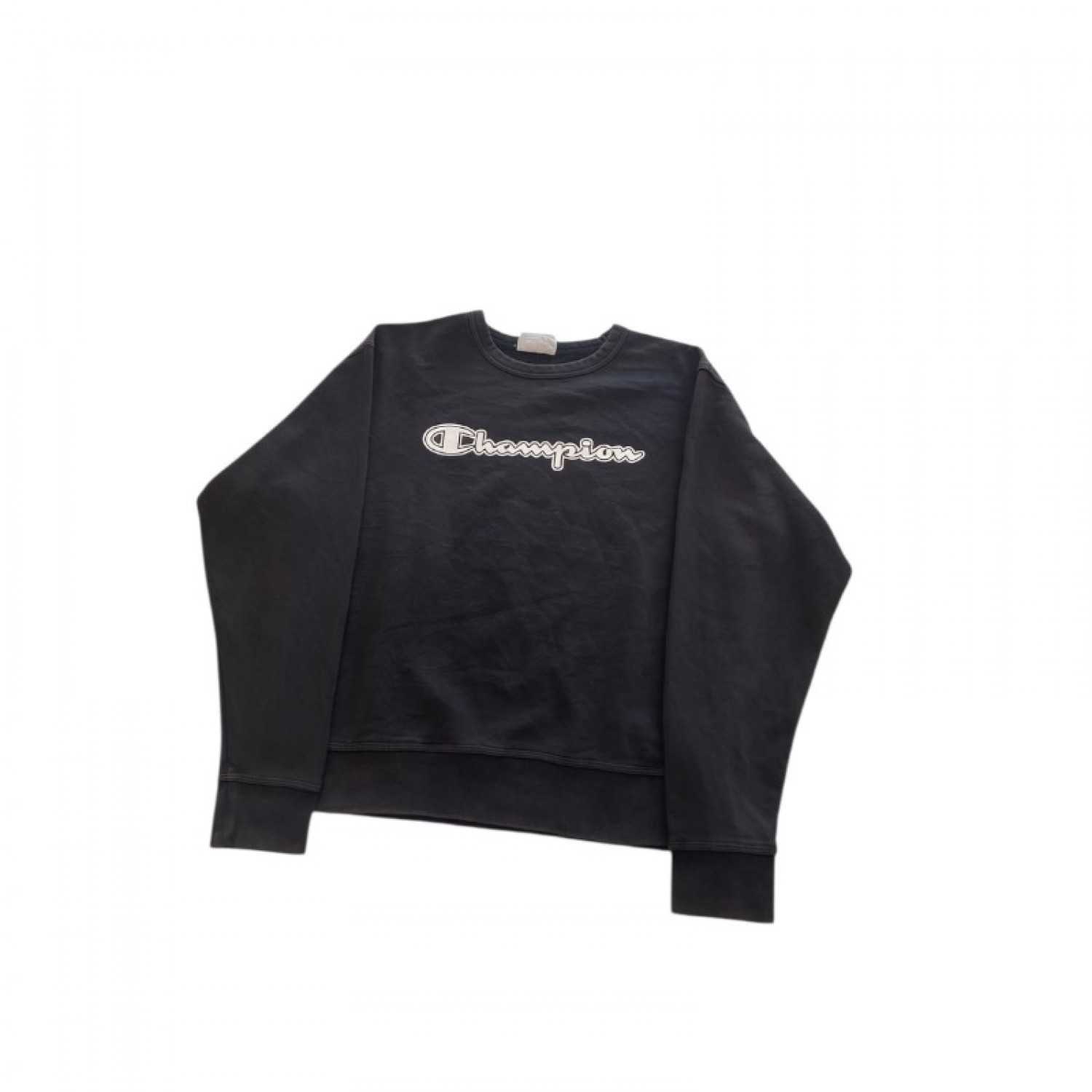 Champion M Μαύρο fleece crewneck sweatshirt / Pre-Owned