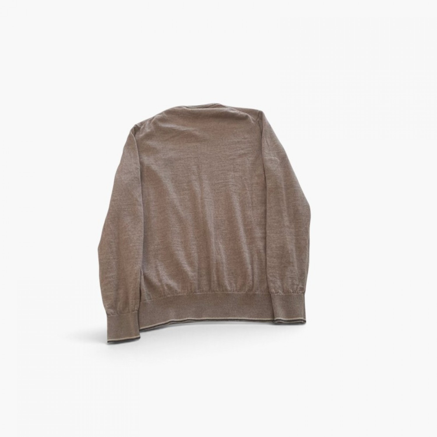 Marina Yachting XL Μπεζ/taupe λεπτό πλεκτό crewneck / Pre-Owned