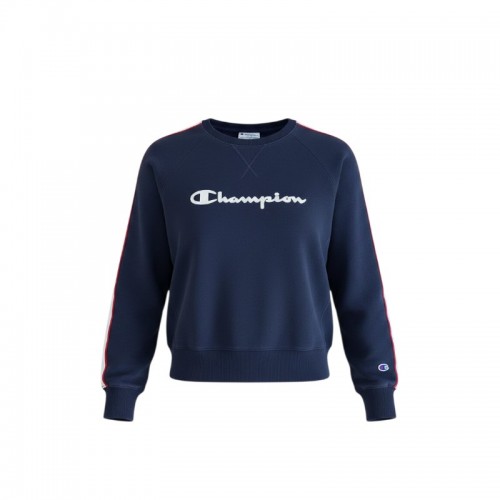 CHAMPION S COTTON-BLEND NAVY CREWNECK SWEATSHIRT / Pre-Owned