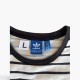 ADIDAS L COTTON-BLEND STRIPED GRAPHIC SWEATSHIRT / Pre-Owned