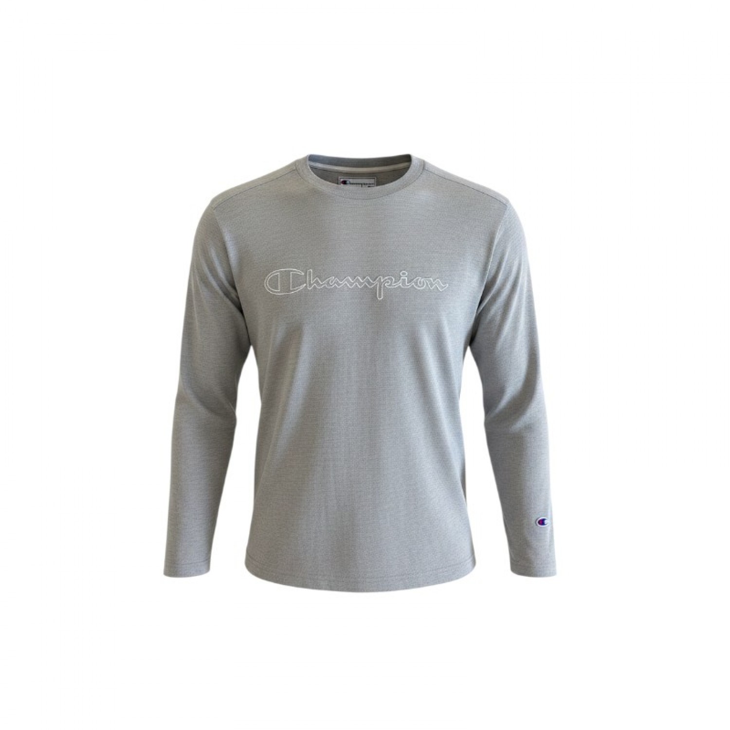 CHAMPION S COTTON-BLEND GREY LONG-SLEEVE TOP / Pre-Owned