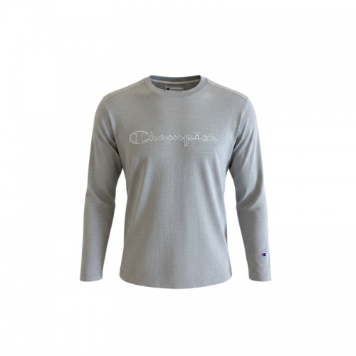CHAMPION S COTTON-BLEND GREY LONG-SLEEVE TOP / Pre-Owned